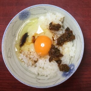 食べるラー油で☆卵かけご飯